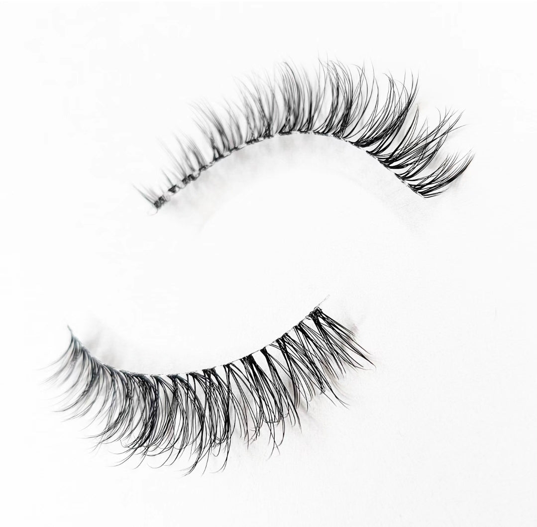 Ocean - Clear band lashes